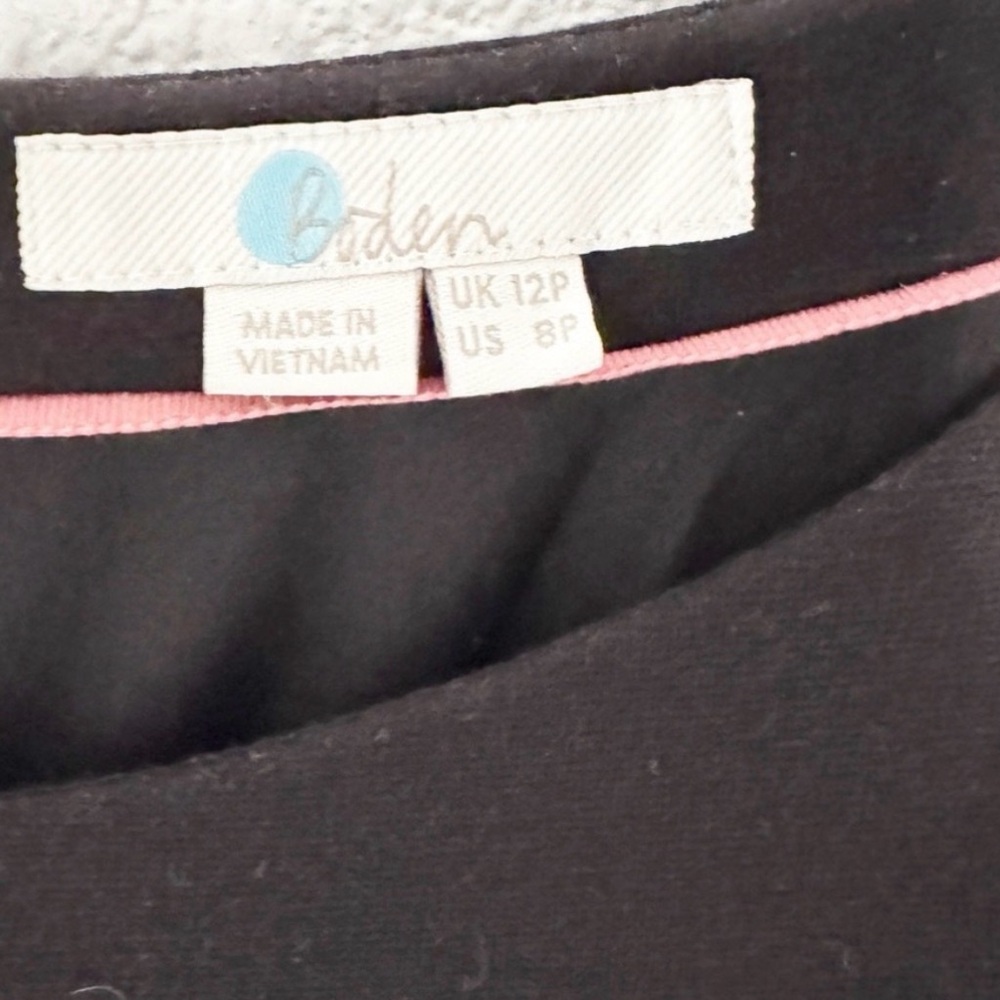 BODEN CLAUDIA PONTE MIDI COLOR BLOCK DRESS SZ 8P - Picture 3 of 3